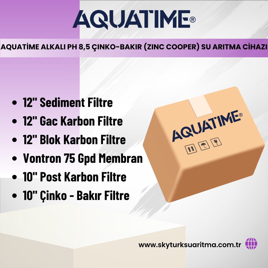 Aquatime%20Alkali%20ph%208,5%20Çinko-Bakır%20(Zinc%20Cooper)%20Su%20Arıtma%20Cihazı%206lı%20Filtre%20Seti